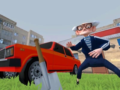 Hole Digger in Russia